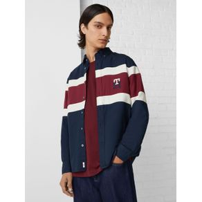 

CAMISA COLOR BLOCK DE CORTE REGULAR TOMMY HILFIGER DE HOMBRE Talla: L