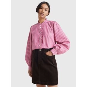 

Blusa De Raya Diplomática Con Corte Amplio De Mujer Talla: 32