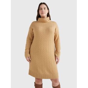 

Vestido Curve Amplio De Punto Trenzado De Mujer Talla: 46