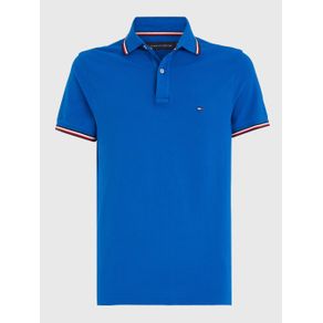 

POLO DE ALGODÓN ORGÁNICO CON CORTE SLIM TOMMY HILFIGER DE HOMBRE Talla: L