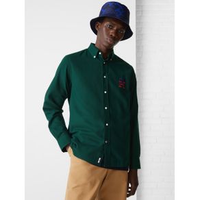 

Camisa De Corte Regular Monogram Talla: L