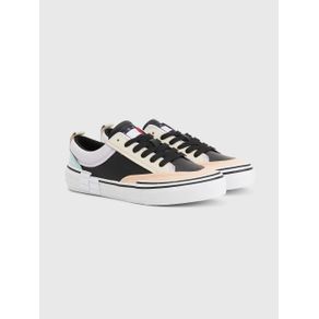 

TENIS DESESTRUCTURADOS DE PIEL TOMMY JEANS DE MUJER Talla: 23