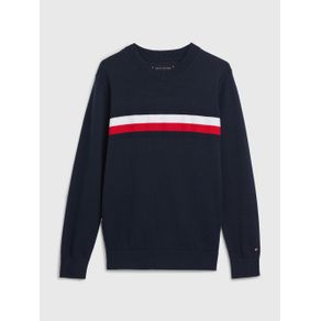

Suéter Essential Con Cinta Distintiva De Niño Talla: 10