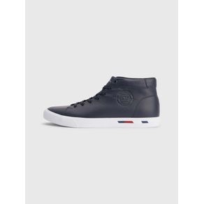 

TENIS TOMMY HILFIGER SIGNATURE DE CORTE MEDIO EN PIEL DE HOMBRE Talla: 25