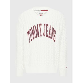 

Suéter Amplio Universitario De Punto Trenzado De Hombre Talla: L