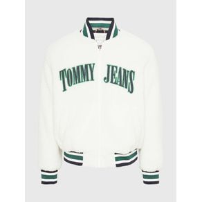

Chamarra Tommy Jeans De Peluche Estilo Universitario De Hombre Talla: S