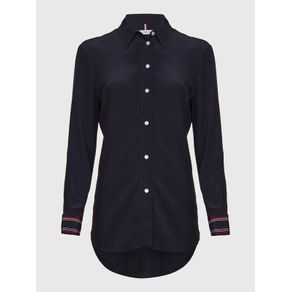 

Camisa De Raya Diplomática Con Corte Regular De Mujer Talla: 36