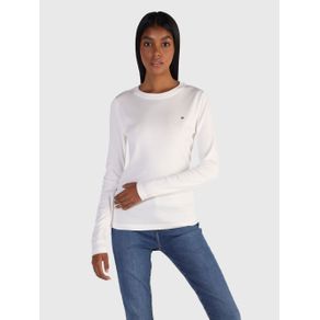 

Playera De Manga Larga Con Corte Slim De Mujer Talla: S