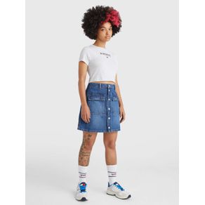 

Playera Essential De Corte Cropped Con Logo De Mujer Talla: L