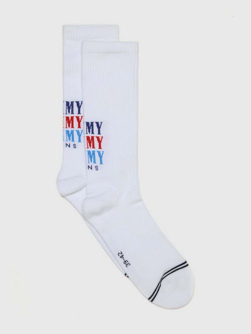CALCETAS-CON-FRANJAS-ACANALADAS-TOMMY-HILFIGER-DE-UNISEX