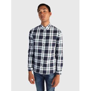 

Camisa Con Cuadros Tartán De Hombre Talla: XS