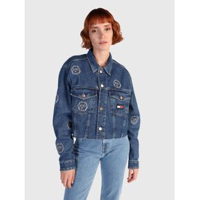 

CHAMARRA CON LOGO BORDADO TOMMY JEANS DE MUJER Talla: M