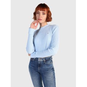 

SUÉTER CON LÍNEAS ACANALADAS TOMMY JEANS DE MUJER Talla: L