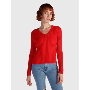 

Suéter Con Logo Bordado Tommy Jeans De Mujer Talla: L
