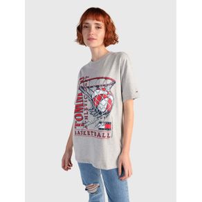 

Playera Con Estampado Frontal De Mujer Talla: S