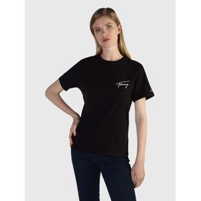 

Playera Tommy Jeans de corte amplio con logo distintivo de mujer Talla: XS
