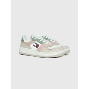 

Tenis De Piel Con Diseño Color Block Tommy Jeans De Mujer Talla: 25