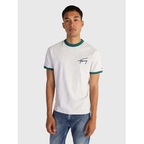 

Playera Con Ribete En El Cuello Y Las Mangas De Hombre Talla: L