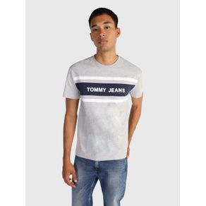 

Playera De Rayas Con Logo Tommy Jeans De Hombre Talla: XS