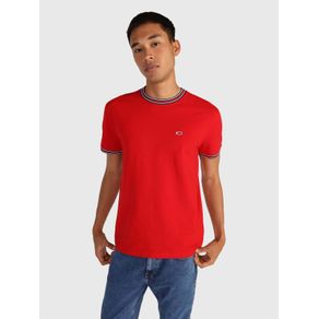 

PLAYERA DE PIQUÉ CON CUELLO RIBETEADO TOMMY JEANS DE HOMBRE Talla: S