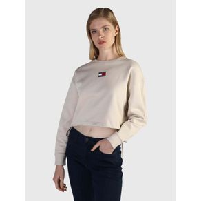 

Sudadera cropped con parche y cordón Tommy Jeans de mujer Talla: M