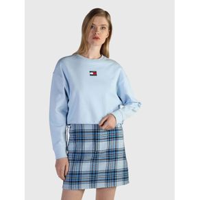

Sudadera Cropped Con Parche Y Cordón Tommy Jeans De Mujer Talla: L