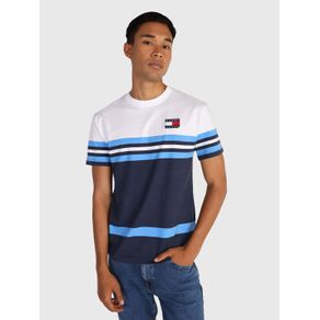 

Playera De Rayas Con Parche De Tommy Tommy Jeans De Hombre Talla: S