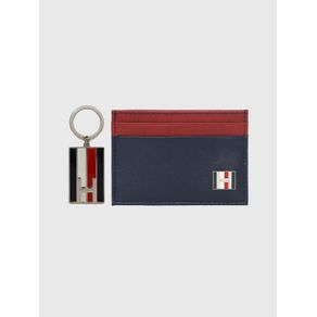 

Set De Tarjetero Y Llavero Con Franjas Esmaltadas De Hombre Talla: UNICA