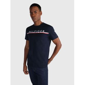 

Playera Con Franja Distintiva Estampada De Hombre Talla: L
