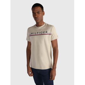 

Playera Con Franja Distintiva Estampada De Hombre Talla: L