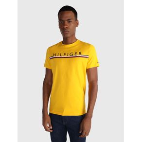 

Playera Con Franja Distintiva Estampada De Hombre Talla: L