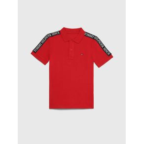 

POLO CON FRANJAS DISTINTIVAS EN HOMBROS TOMMY HILFIGER DE NIÑO Talla: 10