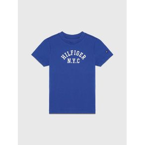 

Playera Con Logo Frontal Estampado Tommy Hilfiger De Niño Talla: 10