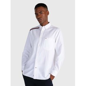 

Camisa Con Franja Distintiva De Hombre Talla: XS