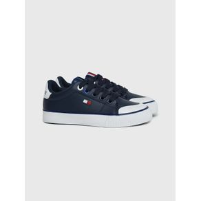 

Tenis Con Logo Grabado De Niño Talla: 18.5