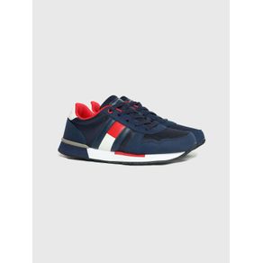 

Tenis Con Logos Tommy Hilfiger De Niño Talla: 25.5