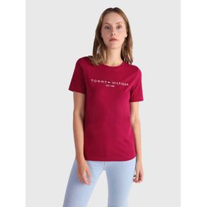 

Playera Con Logotipo Bordado Tommy Hilfiger De Mujer Talla: S