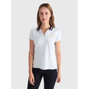 

Polo Con Franjas Distintivas En Cuello Tommy Hilfiger De Mujer Talla: S