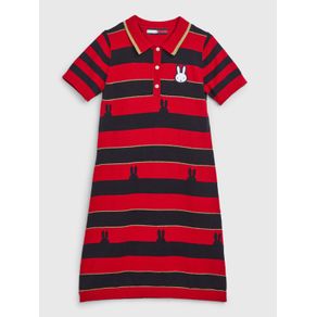 

Vestido Tipo Polo Tommy Hilfiger X Miffy De Niña Talla: 4