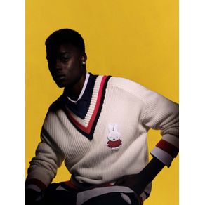 

Suéter de críquet amplio Tommy Hilfiger x miffy de hombre Talla: M