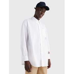 

Camisa De Corte Boyfriend Tommy Hilfiger X Miffy De Hombre Talla: XL