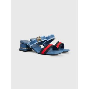 

Sandalias De Tacón Ancho Con Monograma Th De Mujer Talla: 23