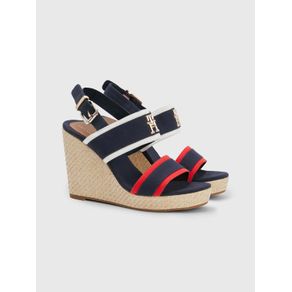 

Alpargatas de cuña alta con tira a contraste Tommy Hilfiger de mujer Talla: 23