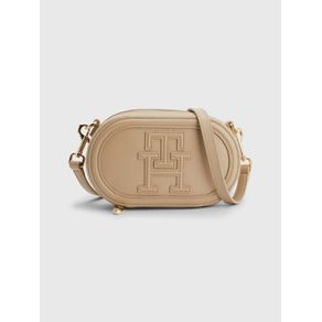 

Bolso Bandolera Texturizado Con Monograma Th Tommy Hilfiger De Mujer Talla: UNICA