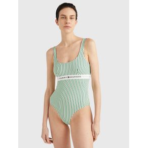 

Traje De Baño Original Con Rayas Verticales De Mujer Talla: L