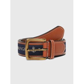 

CINTURÓN CON LOGO BORDADO TOMMY HILFIGER DE HOMBRE Talla: 34