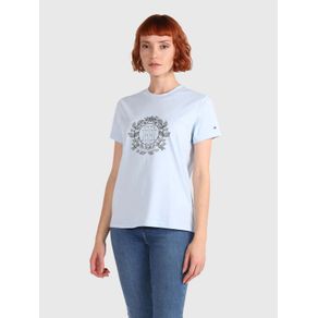 

Playera Con Monograma Estampado De Mujer Talla: L