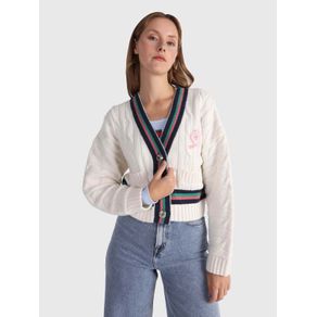 

SUÉTER TOMMY HILFIGER ICONS DE PUNTO TRENZADO DE MUJER Talla: L