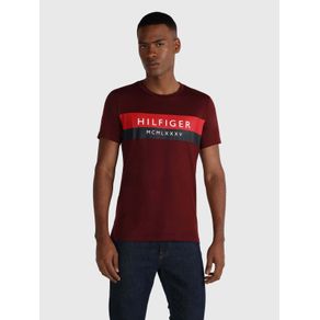 

Playera De Corte Slim Con Diseño Color Block De Hombre Talla: L