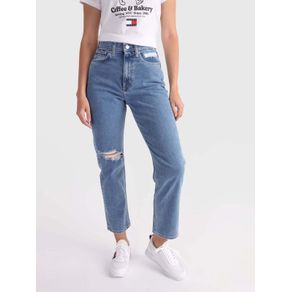 

Jeans Harper Rectos Desgastados De Talle Alto De Mujer Talla: 25
